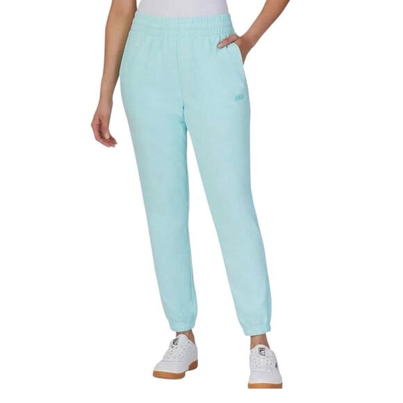 Fila French Terry Joggers Sweatpants Blue Tint Size XL - Picture 3 of 9